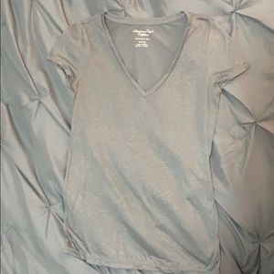 Sparkle/shimmer American Eagle top